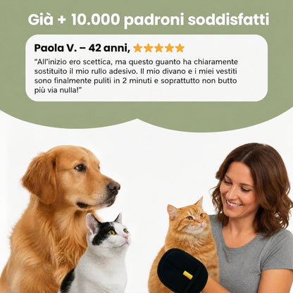 SalutePura™ - Guanto Anti-Peli Riutilizzabile & Ecologico